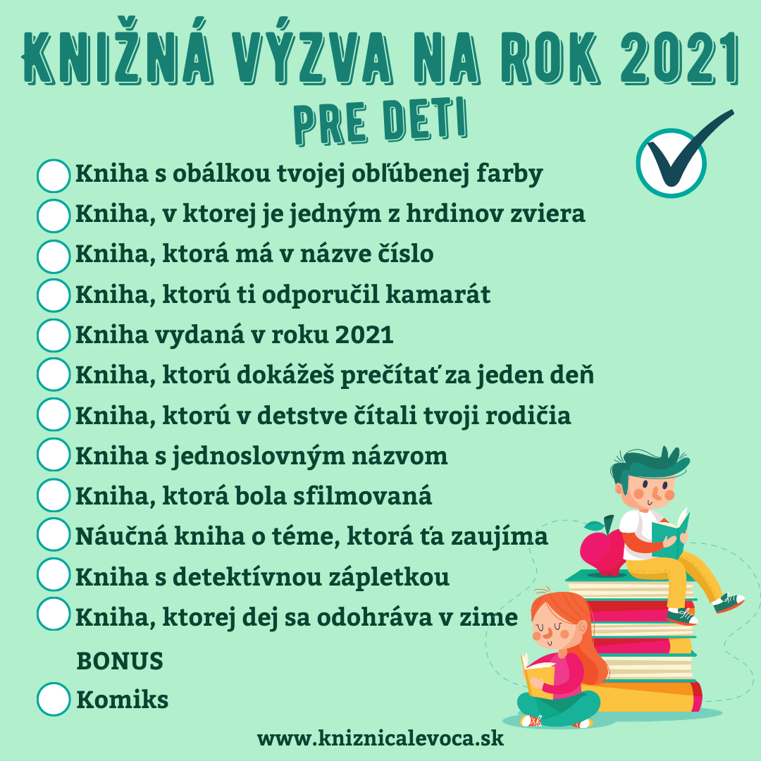 knizna vyzva pre deti 2021